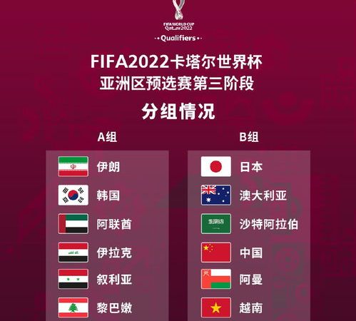 中国男足预选赛赛程表(中国队韩国队榜单赛程安排)